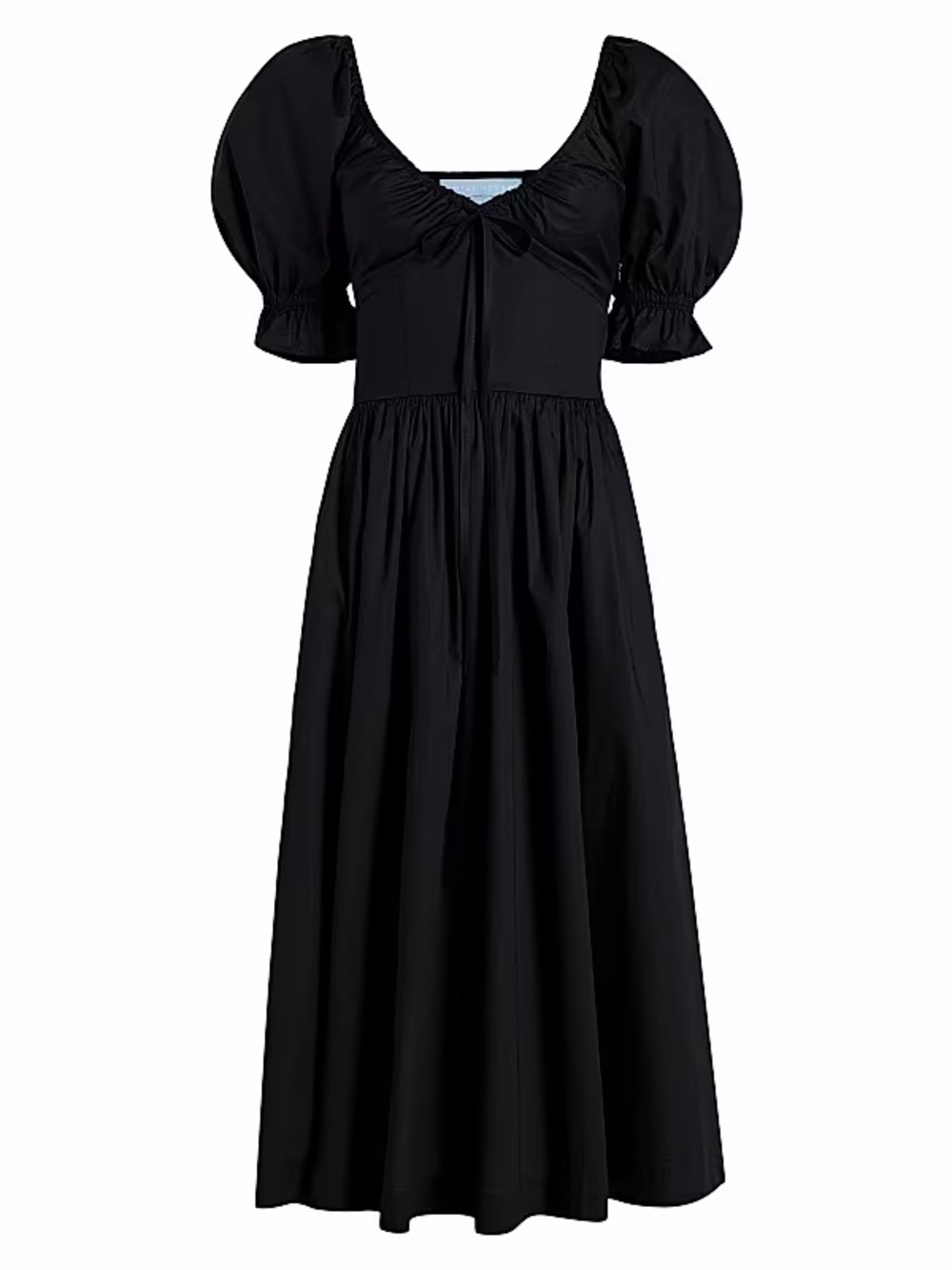 Hill House Ophelia Dress - Black Cotton Voile